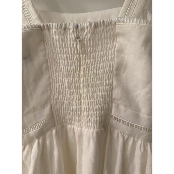 NWOT Reformation Everett Linen Dress in White - Picture 12 of 16